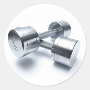 Pegatina Redonda entrenamiento