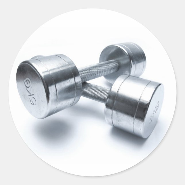 Pegatina Redonda entrenamiento (Anverso)