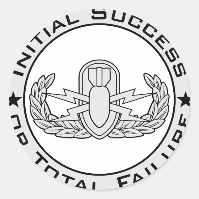 Pegatina Redonda EOD ISoTF (Anverso)