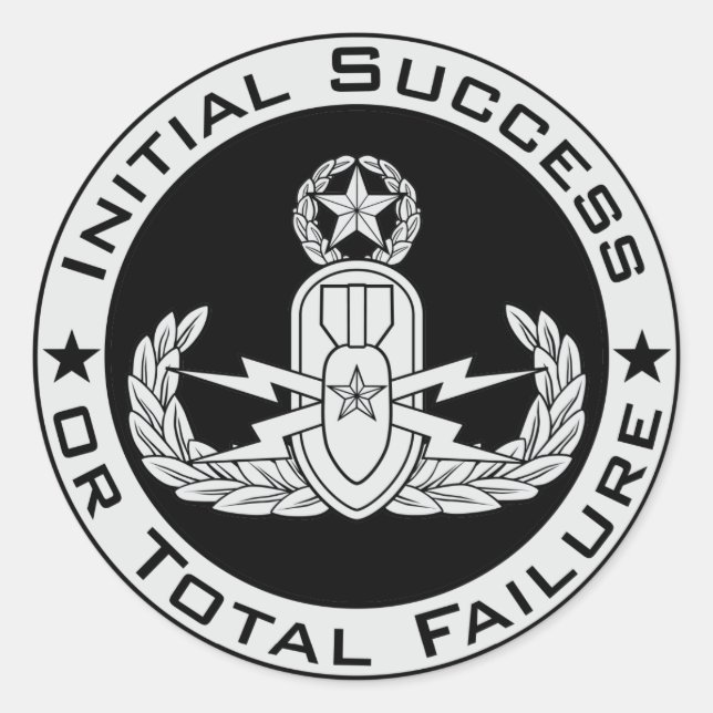 Pegatina Redonda EOD Master ISoTF (Anverso)