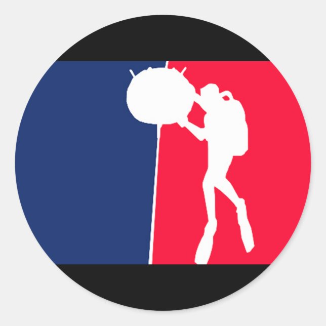 Pegatina Redonda EOD MCM 2 de la Liga Mayor (Anverso)