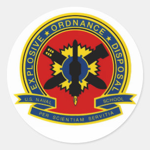 Pegatina Redonda EOD School