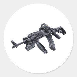 Pegatina Redonda EOTech vio el rifle de asalto táctico de AK-47