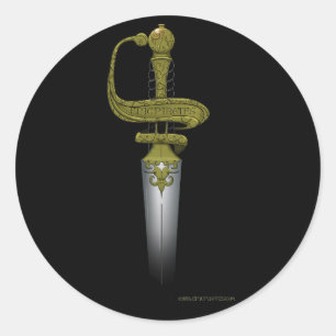 Pegatina Redonda Epic Cutlass