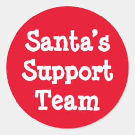 Pegatina Redonda Equipo de Apoyo de Santa Sede