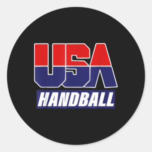 Pegatina Redonda Equipo de balonmano 2021 EE. UU.