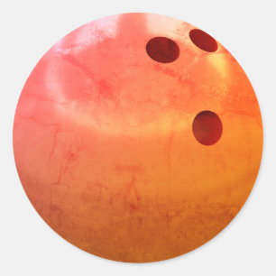 Pegatina Redonda Equipo de boliche