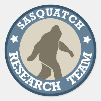 Pegatina Redonda Equipo de investigación de Sasquatch