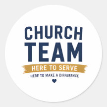 Equipo de la Iglesia Aquí para Servir Diseño Inspi