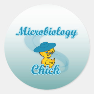 Pegatina Redonda Equipo de microbiología nº 3
