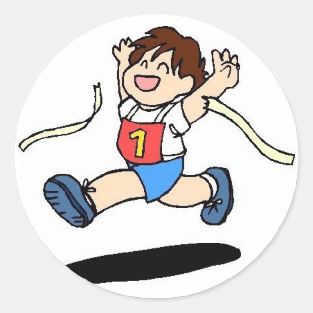 Pegatina Redonda Equipo de seguimiento escolar (Anverso)