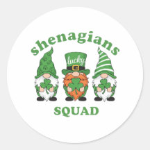 Equipo de Travesuras Gnomos Día de San Patricio Re