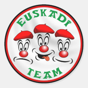 Pegatina Redonda equipo del euskadi