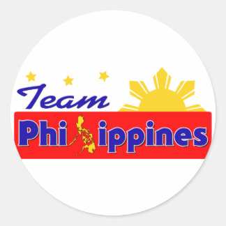 Pegatina Redonda Equipo Filipinas