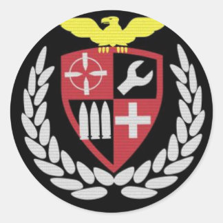 Pegatina Redonda Equipo legionario de airsoft