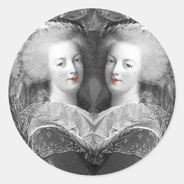 Pegatina Redonda Era su única comodidad, (Anverso)