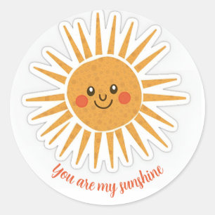 Pegatina Redonda Eres mi sol