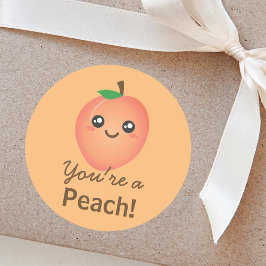 Pegatina Redonda Eres un dulce Kawaii Cute Funny Foodie