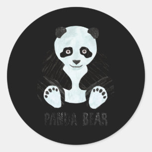 Pegatina Redonda Eric Carle Panda Bear