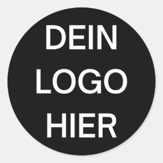 Pegatina Redonda Erstelle deinen eigenen Aufkleber mit deinem Logo