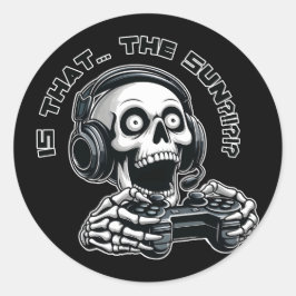 Pegatina Redonda ¡¿¡¿Es ese el sol?!?!