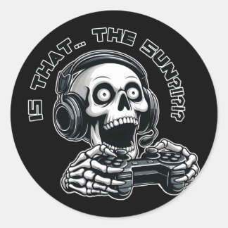 Pegatina Redonda ¡¿¡¿Es ese el sol?!?!