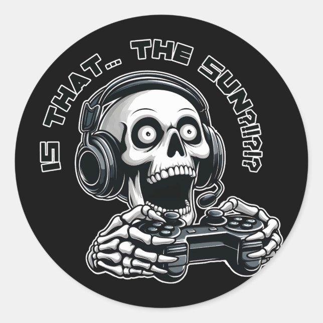 Pegatina Redonda ¡¿¡¿Es ese el sol?!?!