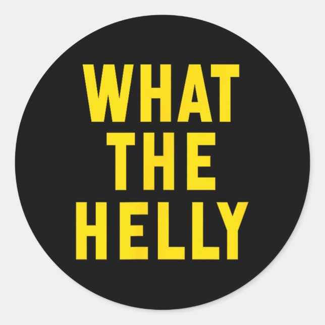 Pegatina Redonda Es gracioso lo que la imprudente tendencia icónica (Anverso)