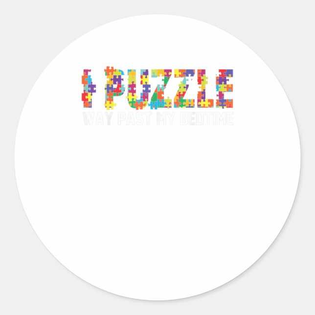 Pegatina Redonda Es gracioso que rompa mi camino antes de mi lindo  (Anverso)