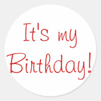 ¡Es mi cumpleaños!
