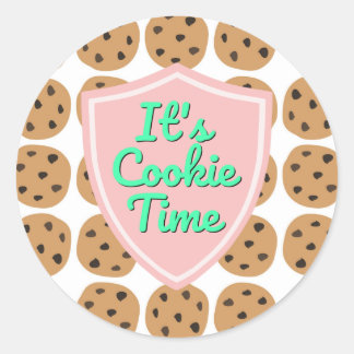 Pegatina Redonda Es tiempo de galletas Troop Beverly Hills