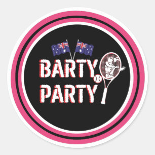 Pegatina Redonda Es un Fiesta de Barty