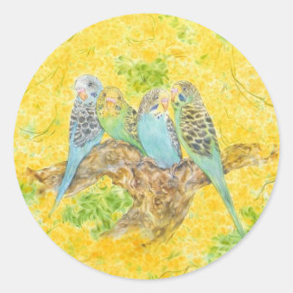 Pegatina Redonda Es un mundo hermoso