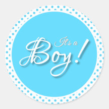 Es un punto polka azul de Boy