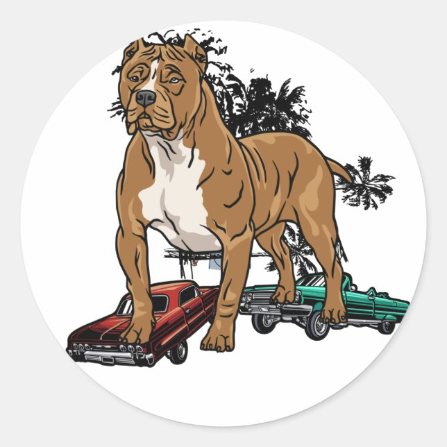 Pegatina Redonda Es una cosa de cali (Anverso)