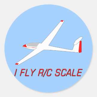 Pegatina Redonda Escala de I Fly R/C