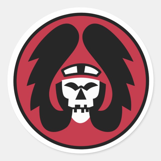 Pegatina Redonda Escuadrón 101 de las FDI (Anverso)