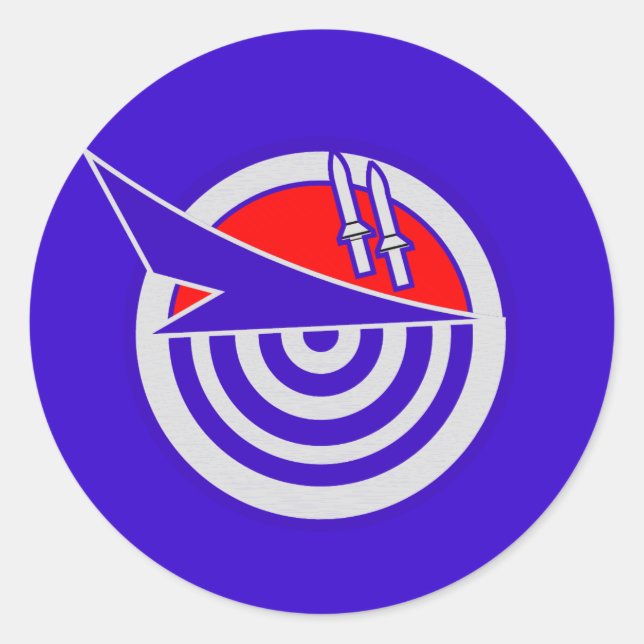 PEGATINA REDONDA ESCUADRON DE LA FUERZA AÉREA ISRAELÍ (Anverso)