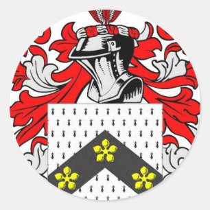 Pegatina Redonda Escudo de armas de Hatfield