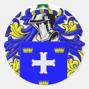 Pegatina Redonda Escudo de armas de McCarter