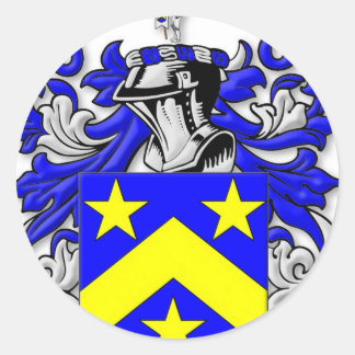 Pegatina Redonda Escudo de armas de Monahan