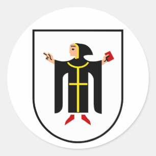 Pegatina Redonda Escudo de armas de Múnich