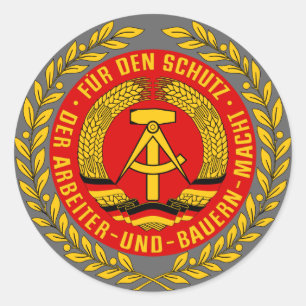 PEGATINA REDONDA ESCUDO DE ARMAS DE NVA