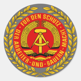 PEGATINA REDONDA ESCUDO DE ARMAS DE NVA