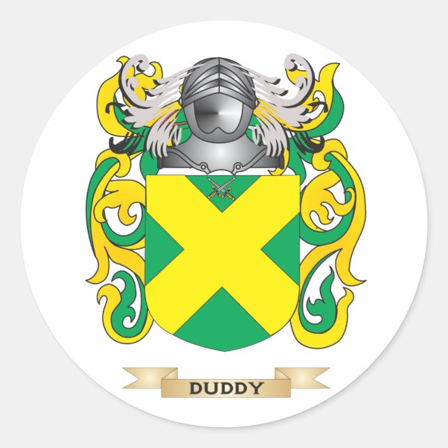 Pegatina Redonda Escudo de armas dudoso (Anverso)