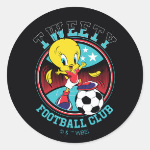 Pegatina Redonda Escudo del Club de Fútbol TWEETY™