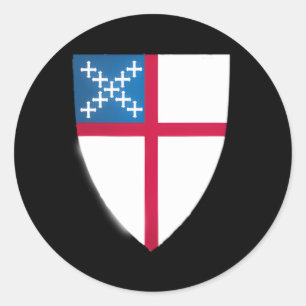 Pegatina Redonda Escudo episcopal Emblema