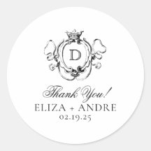 Escudo formal negro y blanco