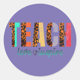 Pegatina Redonda Escuela clásica de Pegatinas redondos