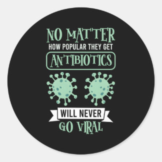 Pegatina Redonda Escuela de Farmacia Farmacéutica Farmacéutica